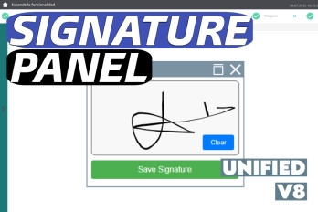 Signature Panel | Custom Web Control | WinCC Unified & V8