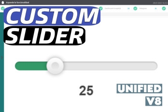 HTML5 Slider | Custom Web Control | WinCC Unified & V8