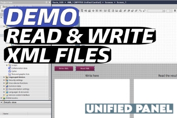 Read & Write XML files | WinCC Unified