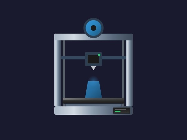 3D Printer Industrial | Dynamic SVG | WinCC Unified & V8
