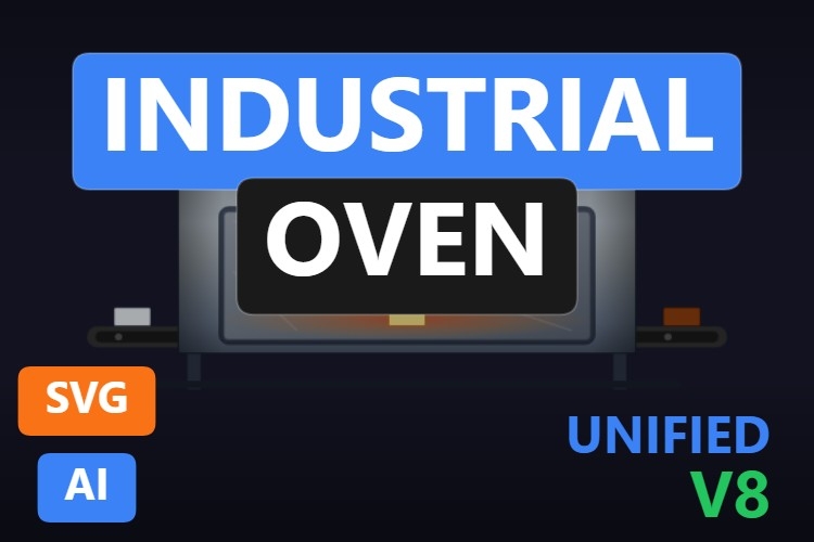 Industrial Oven | Dynamic SVG | WinCC Unified & V8