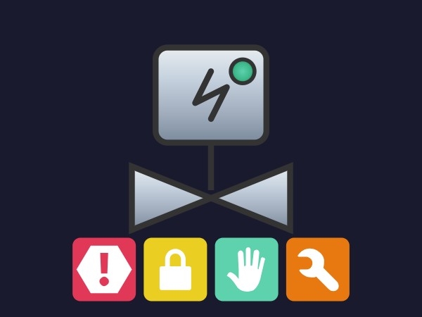 Electrical Valve Symbol | Dynamic SVG | WinCC Unified & V8