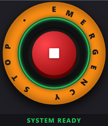 Emergency Stop | Custom Web Control | WinCC Unified & V8