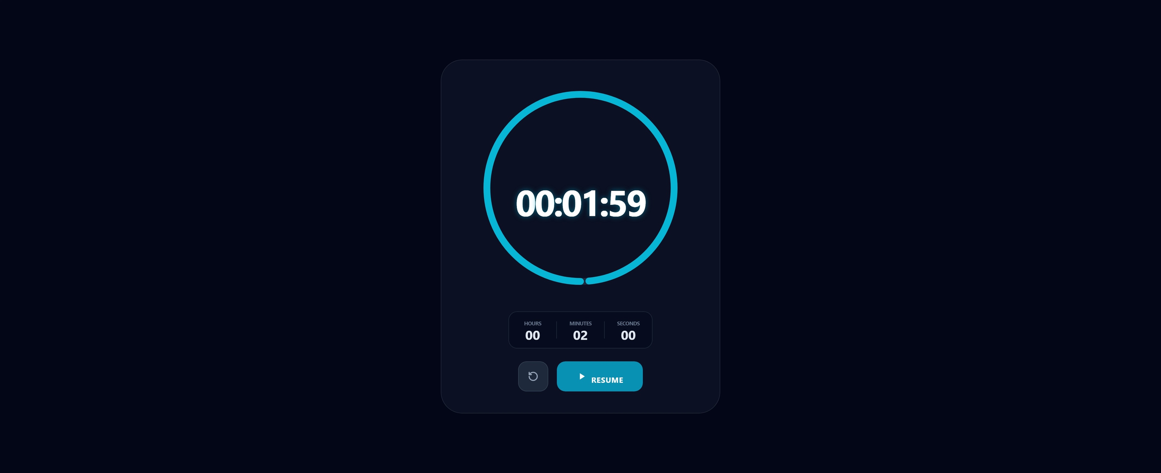 Countdown Timer | Custom Web Control | WinCC Unified & V8