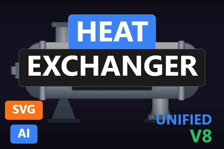 Heat Exchanger | Dynamic SVG | WinCC Unified & V8