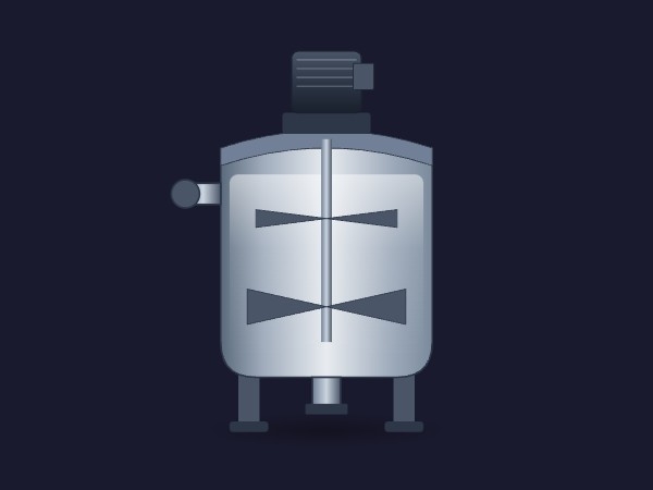 Industrial Tank Mixer | Dynamic SVG | WinCC Unified & V8
