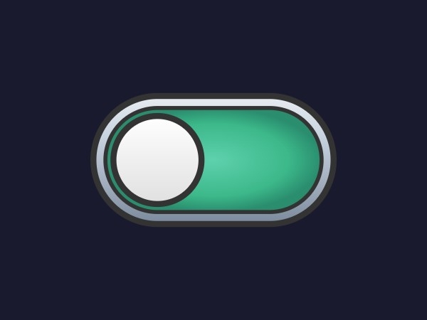 Modern Toggle Switch | Dynamic SVG | WinCC Unified & V8