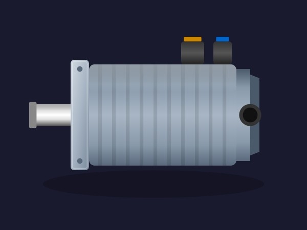 Industrial Servomotor | Dynamic SVG | WinCC Unified & V8