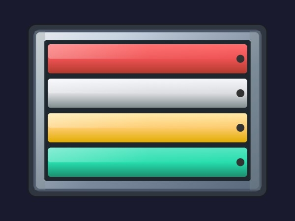 Multi-Color Damper System | Dynamic SVG | WinCC Unified & V8