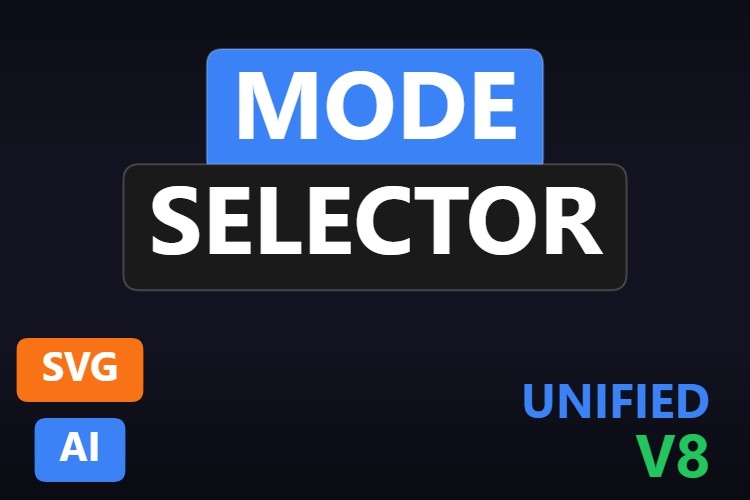 Mode Selector | Dynamic SVG | WinCC Unified & V8