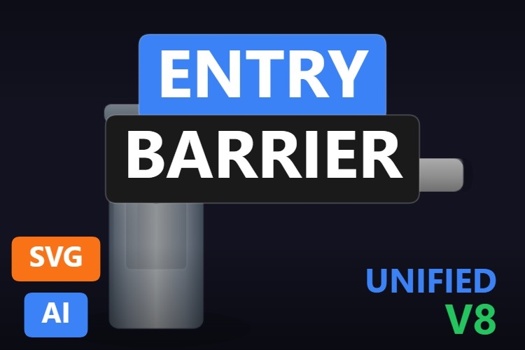 Entry Barrier | Dynamic SVG | WinCC Unified & V8