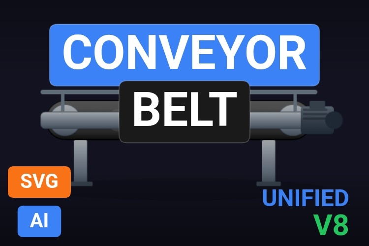 Conveyor Belt | Dynamic SVG | WinCC Unified & V8