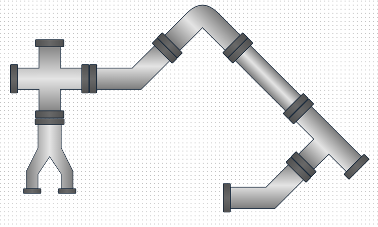 Conjunto Modular de Tuberías | Dynamic SVG | WinCC Unified y V8