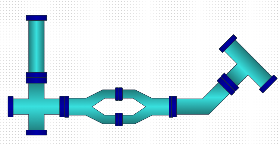 Conjunto Modular de Tuberías | Dynamic SVG | WinCC Unified y V8