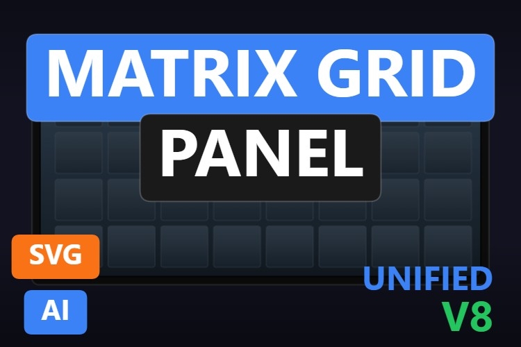 Matrix Grid Panel | Dynamic SVG | WinCC Unified & V8