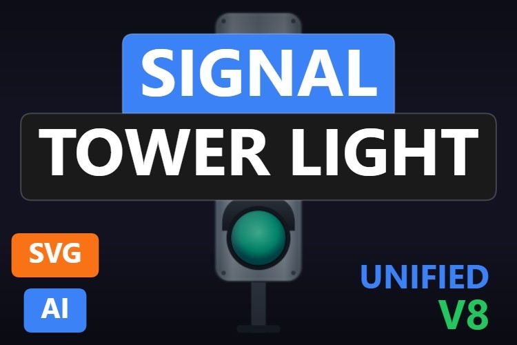 Signal Tower Light | Dynamic SVG | WinCC Unified & V8