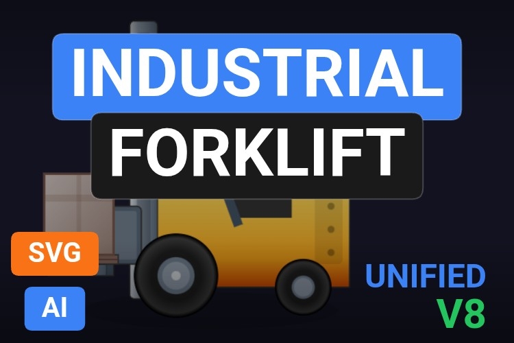Industrial Forklift | Dynamic SVG | WinCC Unified & V8