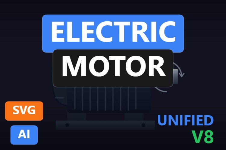 Electric Motor | Dynamic SVG | WinCC Unified & V8