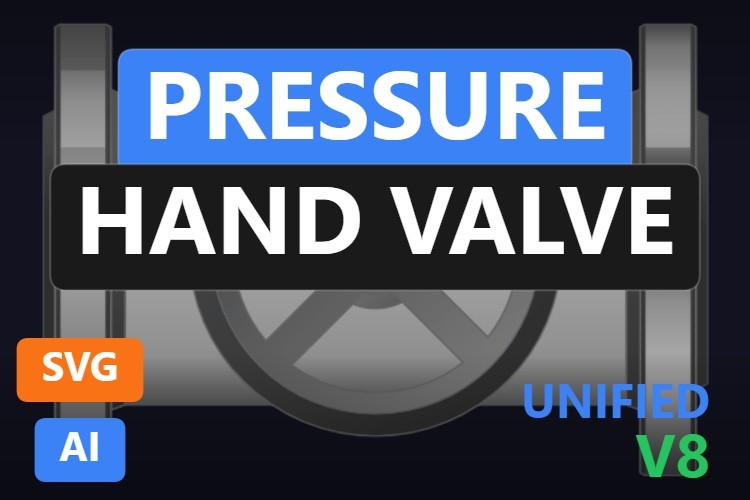Pressure Hand Valve | Dynamic SVG | WinCC Unified & V8