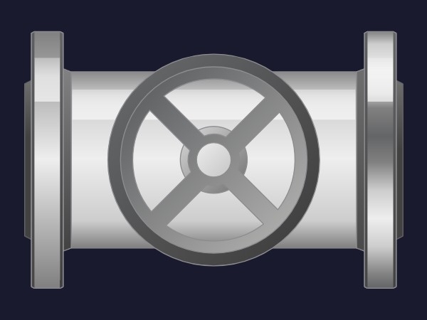 Pressure Hand Valve | Dynamic SVG | WinCC Unified & V8