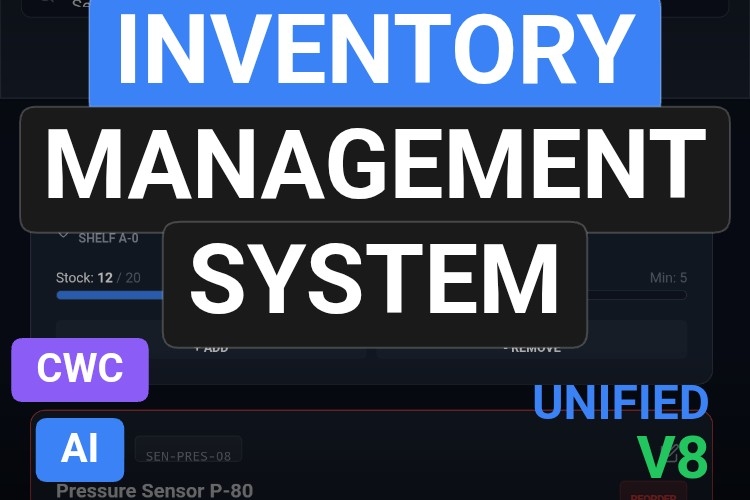 Inventory Management System | Custom Web Control | WinCC Unified & V8