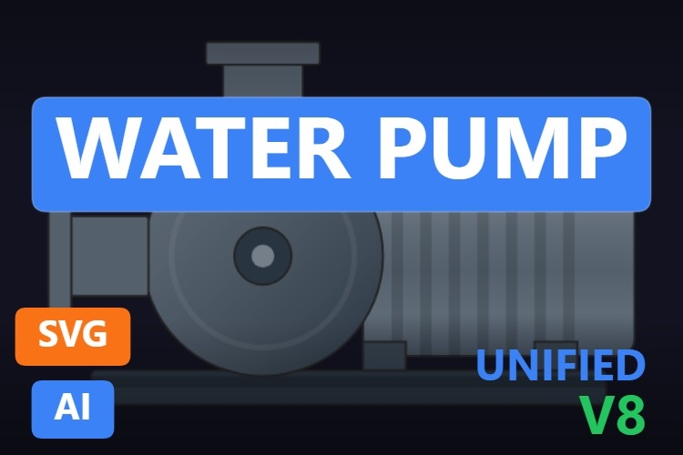 Water Pump | Dynamic SVG | WinCC Unified & V8