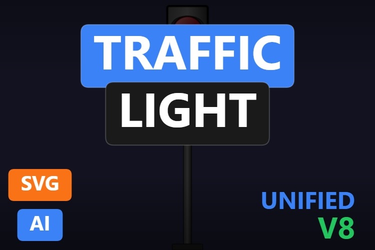 Traffic Light | Dynamic SVG | WinCC Unified & V8