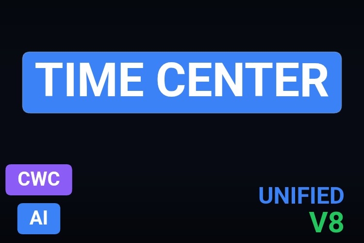 Time Center | Custom Web Control | WinCC Unified & V8