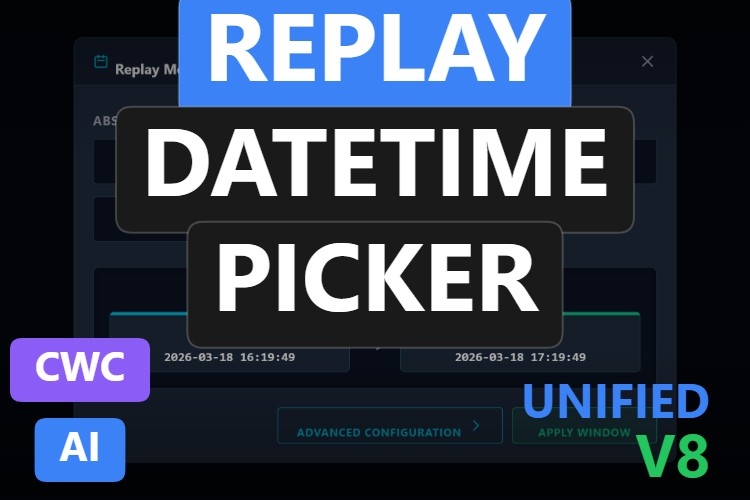 Replay DateTime Picker | Custom Web Control | WinCC Unified & V8