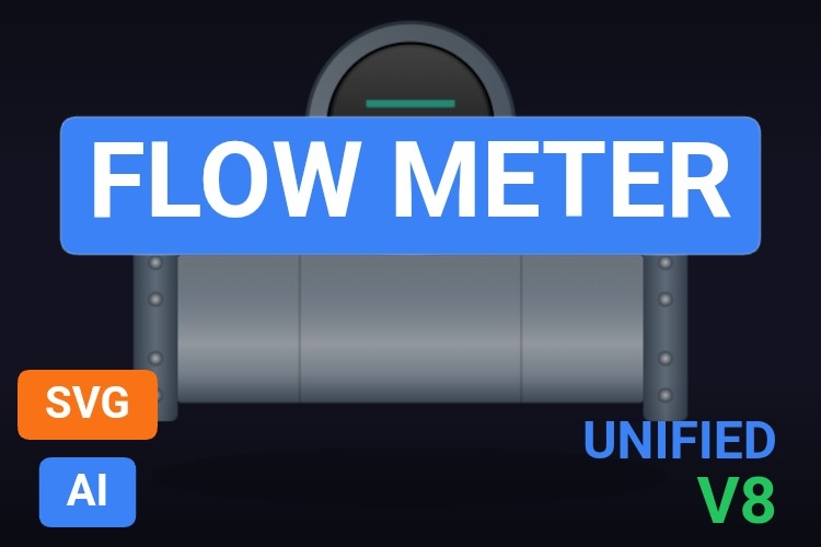 Flow Meter | Dynamic SVG | WinCC Unified & V8