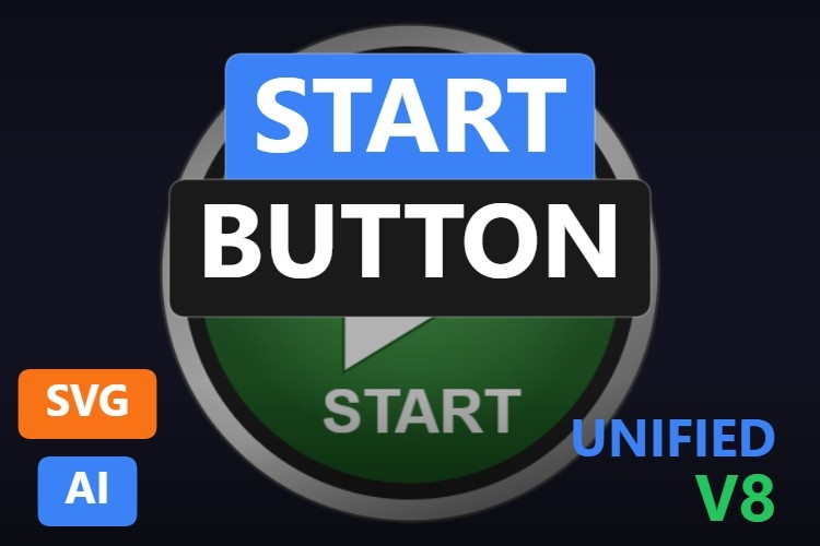 Start Button | Dynamic SVG | WinCC Unified & V8
