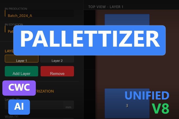 Pallettizer | Custom Web Control | WinCC Unified & V8