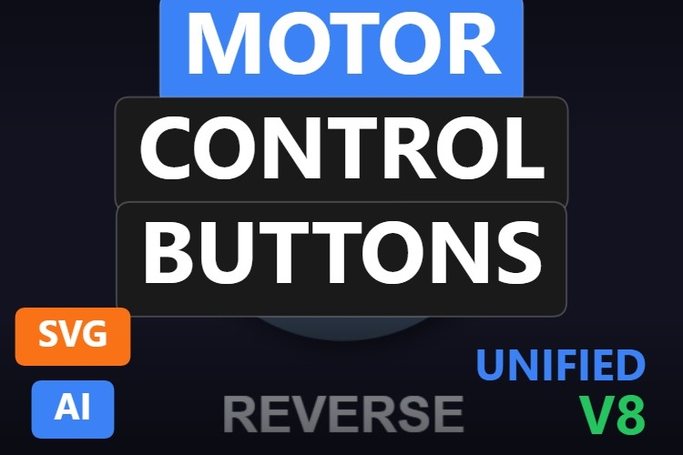 Motor Control Buttons | Dynamic SVG | WinCC Unified & V8