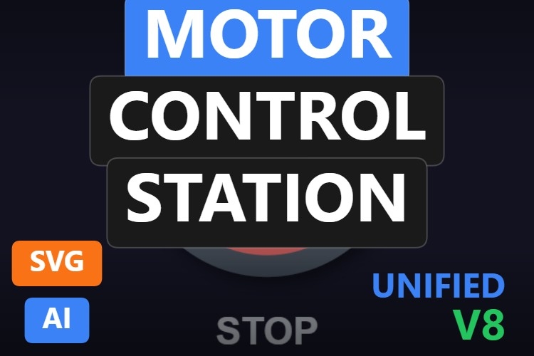 Motor Control Station | Dynamic SVG | WinCC Unified & V8