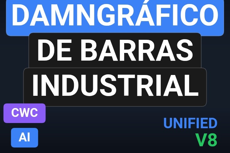 DamnGráfico de Barras Industrial | Custom Web Control | WinCC Unified & V8