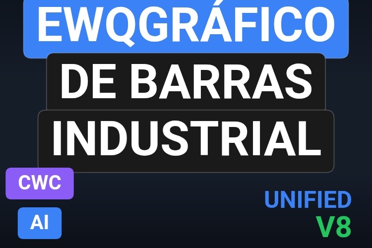 EwqGráfico de Barras Industrial | Custom Web Control | WinCC Unified & V8