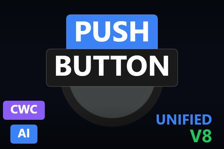 Push Button | Custom Web Control | WinCC Unified & V8