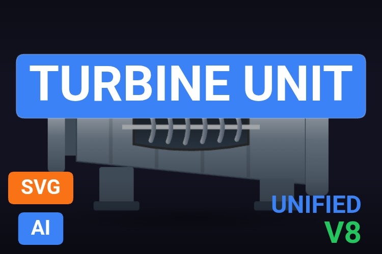 Turbine Unit | Dynamic SVG | WinCC Unified & V8