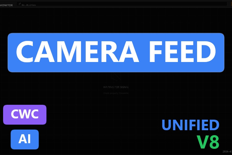 Camera Feed | Custom Web Control | WinCC Unified & V8
