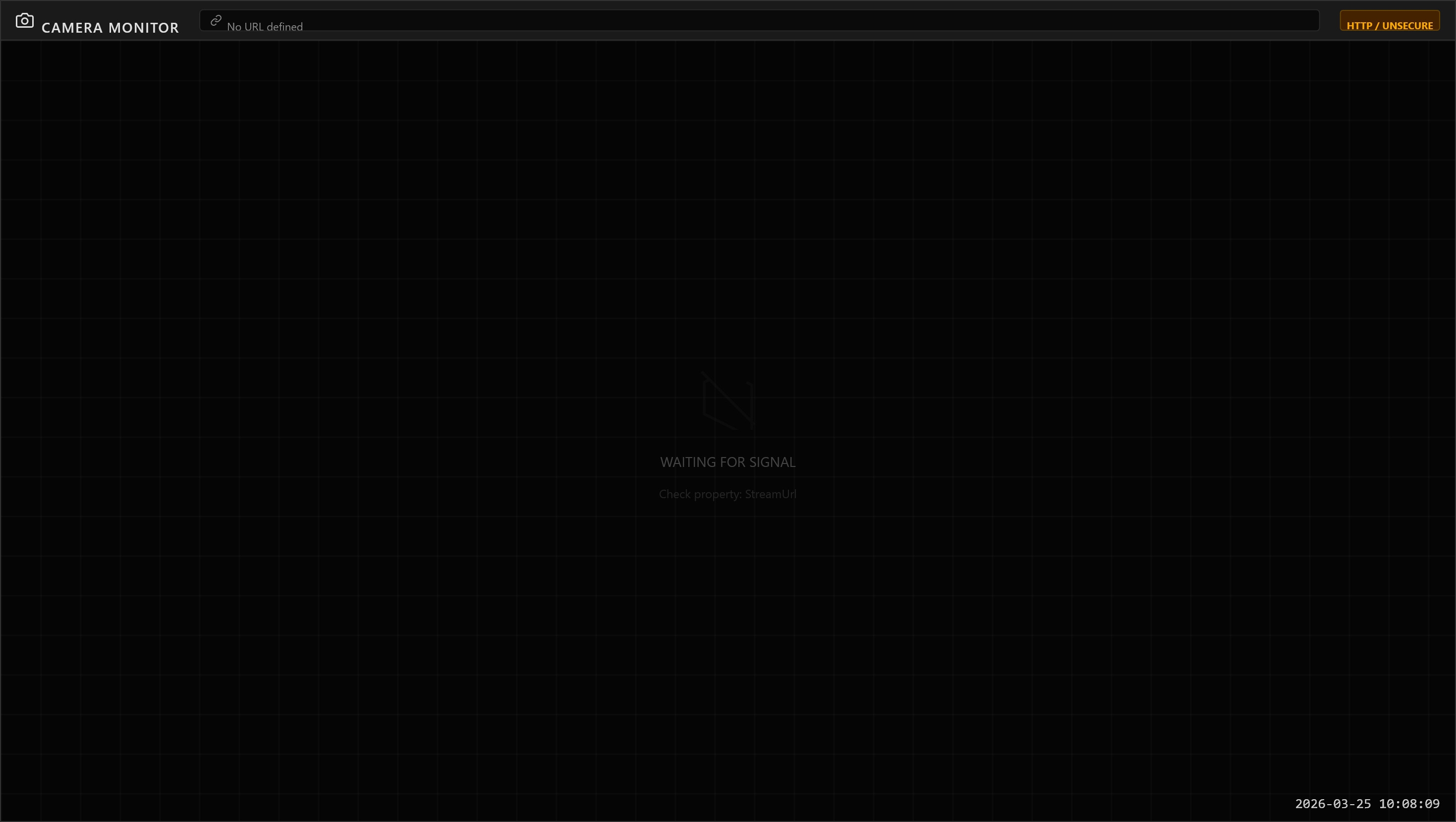 Camera Feed | Custom Web Control | WinCC Unified y V8