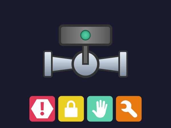 Símbolo de válvula actuada | Dynamic SVG | WinCC Unified y V8