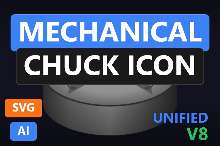 Mechanical Chuck Icon | Dynamic SVG | WinCC Unified & V8