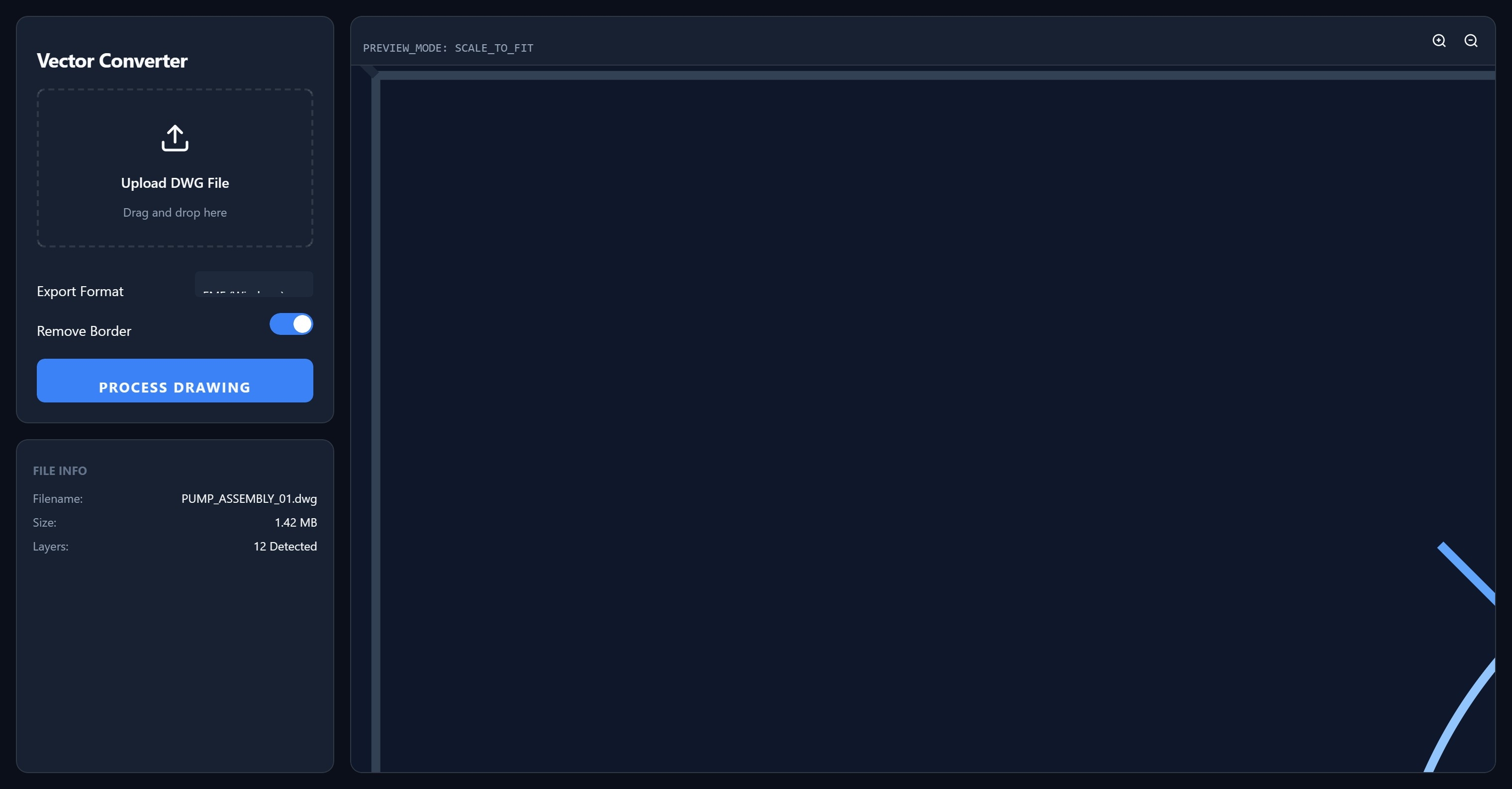 Drawing Converter | Custom Web Control | WinCC Unified & V8