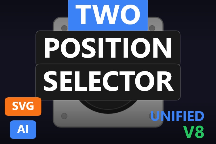 Two Position Selector | Dynamic SVG | WinCC Unified & V8