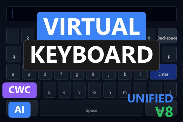 Virtual Keyboard | Custom Web Control | WinCC Unified & V8