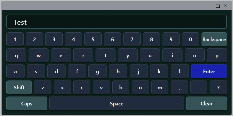 Virtuelle Tastatur | Custom Web Control | WinCC Unified & V8