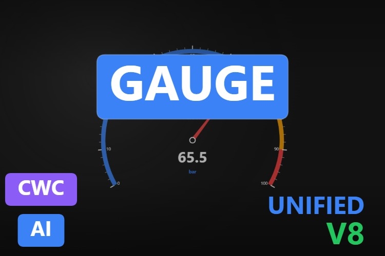 Gauge | Custom Web Control | WinCC Unified & V8
