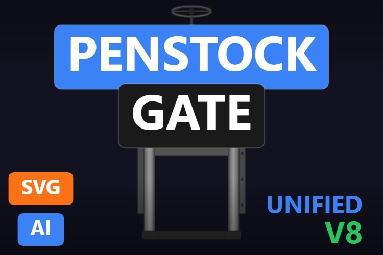 Penstock Gate | Dynamic SVG | WinCC Unified & V8