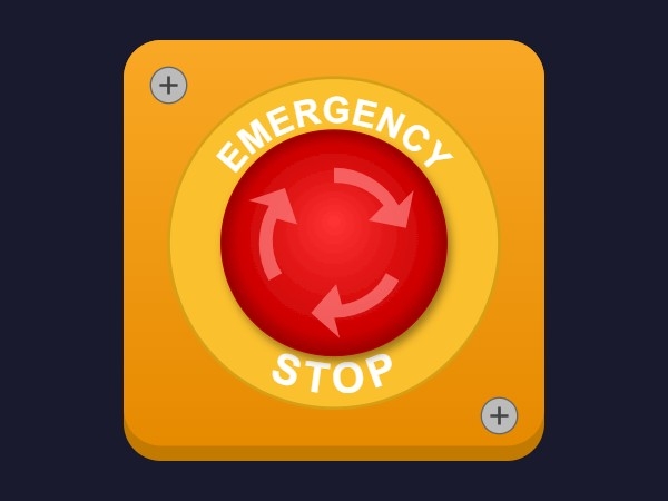 Botón de Parada de Emergencia | Dynamic SVG | WinCC Unified y V8