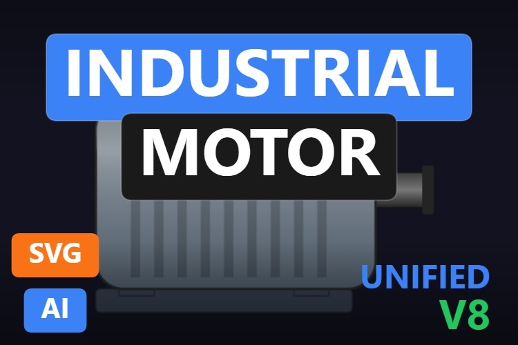 Industrial Motor | Dynamic SVG | WinCC Unified & V8